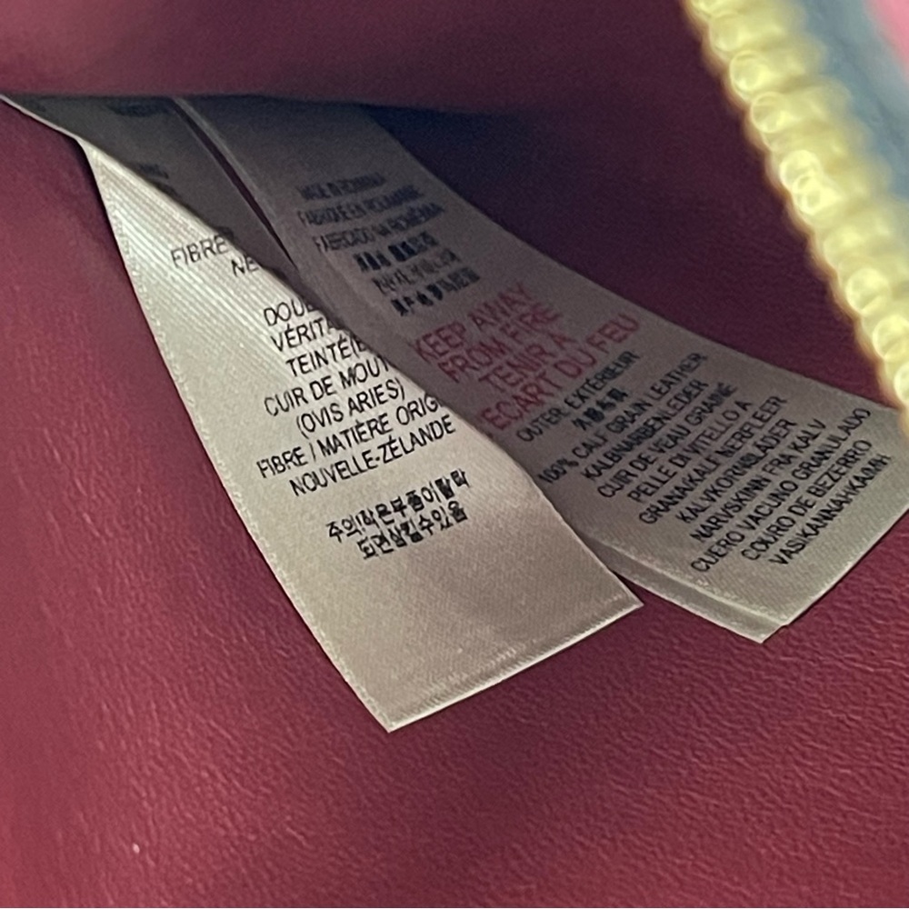 Burberry Red Embossed Check Grain Leather Small Canterbury Tote Bag - Preowned - Picture 14 of 16